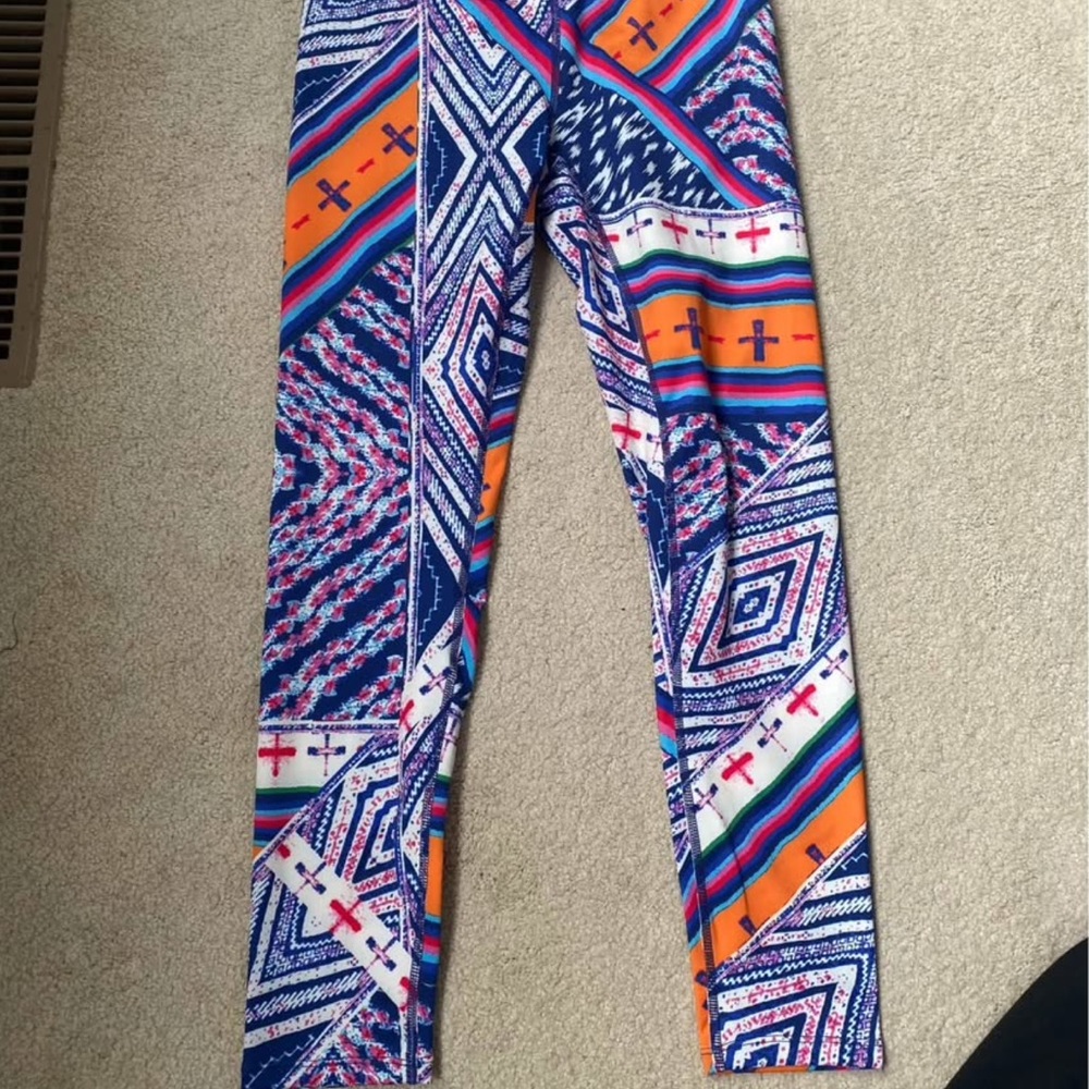 Colorful FREE PEOPLE Leggings.